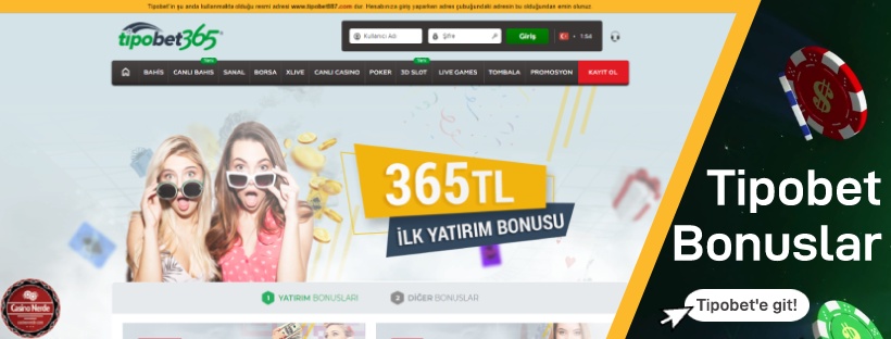 Tipobet365 Bonuslar