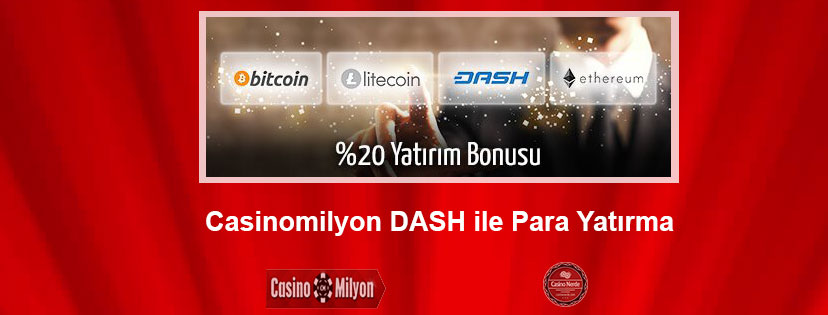 Casinomilyon Dash ile Para Yatırma