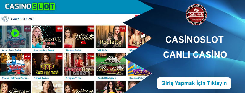 Casinoslot Canlı Casino