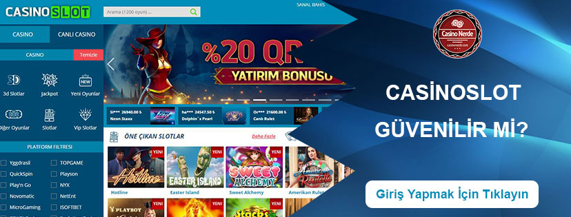 Casinoslot Güvenilir Mi?