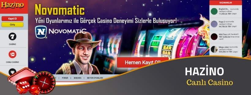 hazino canlı casino