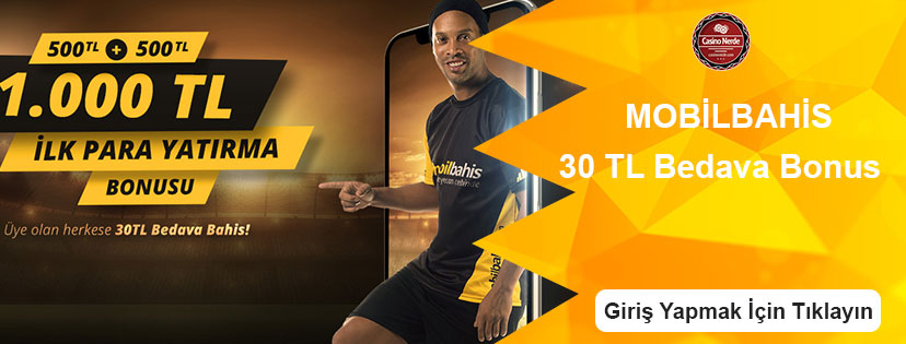 Mobilbahis 30 TL Bedava Bahis