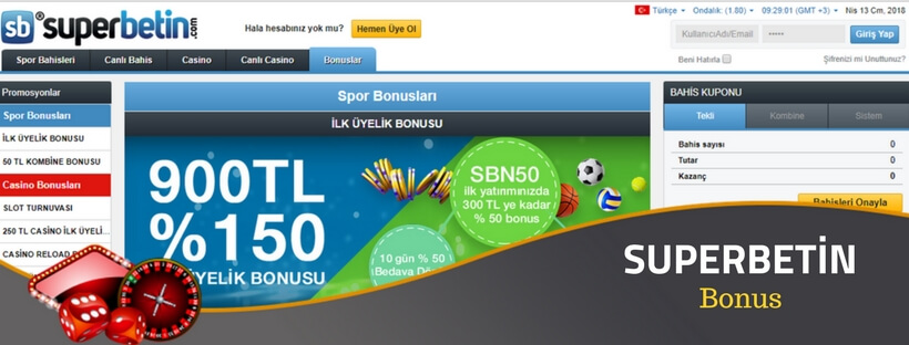 superbetin bonus