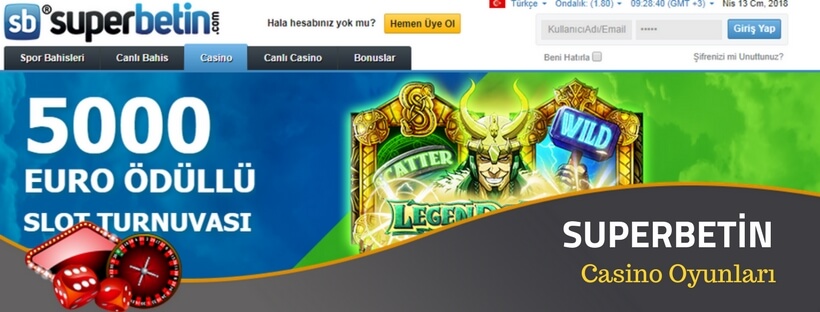 superbetin casino oyunları