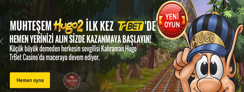 Trbet En Yeni Slot Oyunları Hugo 2 ve Orient Express'i Sunuyor